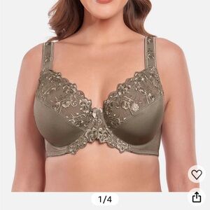 Floral Lace Underwired Bra